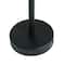 Hello Honey® 58.5" Modern Black Metal & Clear Glass Chandelier